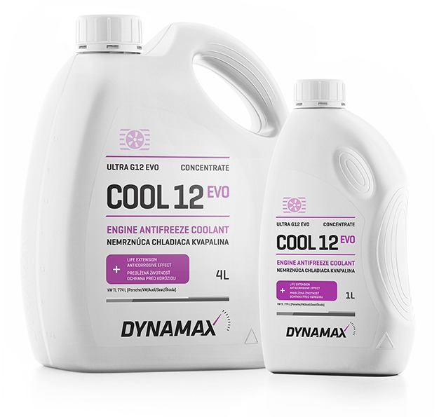 Dynamax Cool G12 EVO Antifreeze Coolant CONCENTRATE 1 Litre, Light